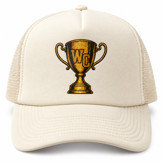 Cream Trophy Trucker Hat