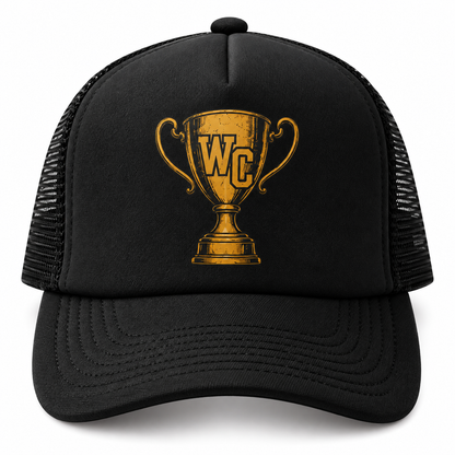 Black Trophy Trucker Hat