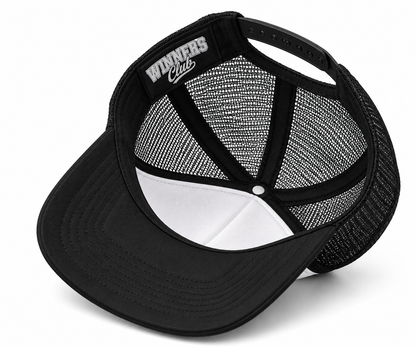 Black & White Winner Club Trucker Hat