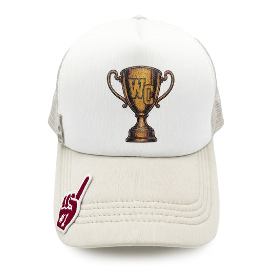 Winners Club Beige Trucker Hat